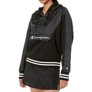 Champion sideline Black half zip hoodie with pockets